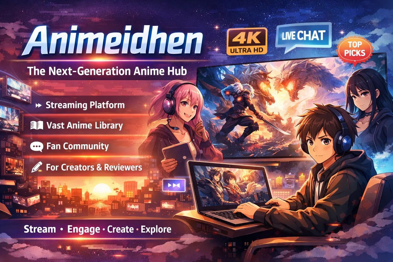 Animeidhen The Next-Generation Anime Hub Redefining Digital Animation