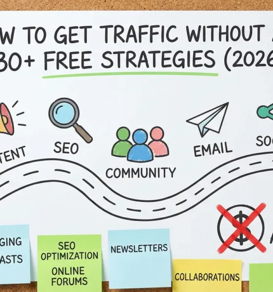 How to Get Traffic Without Ads 30+ Free Website Traffic Strategies