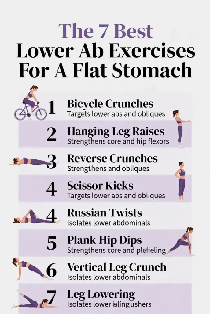 The 7 Best Lower Ab Exercises For A Flat Stomach
