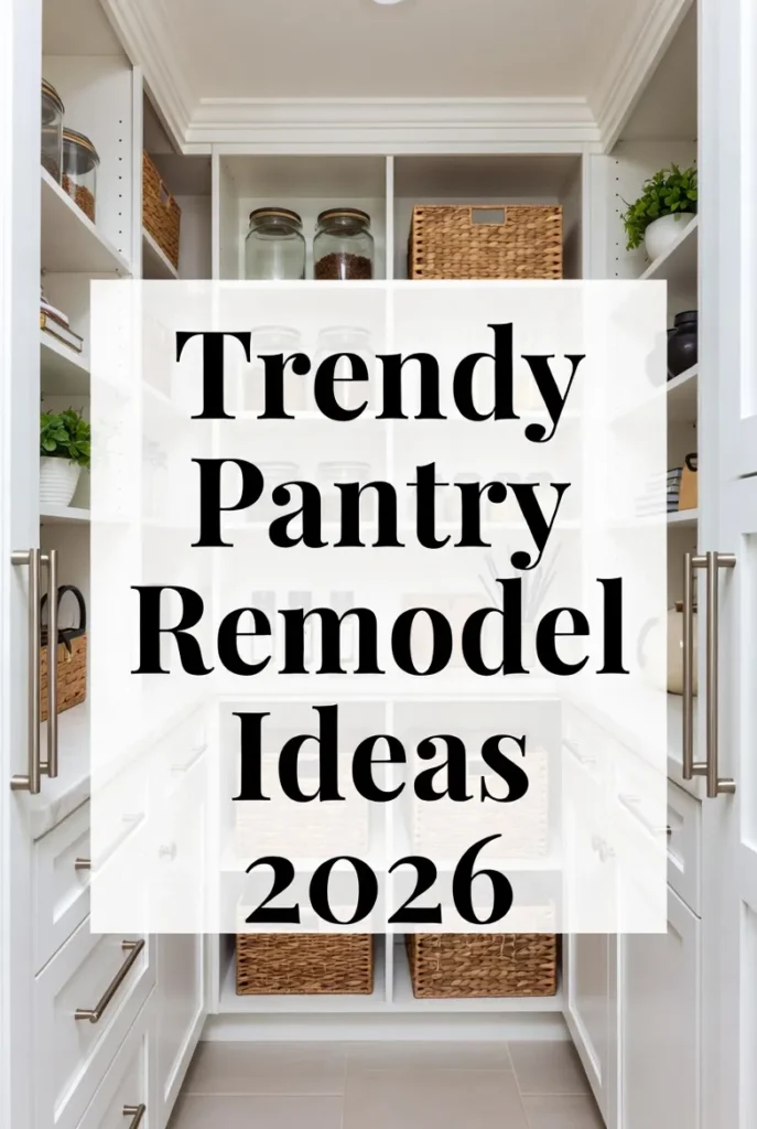 Trendy Pantry Remodel Ideas 2026 Smart Organization & Modern Looks
