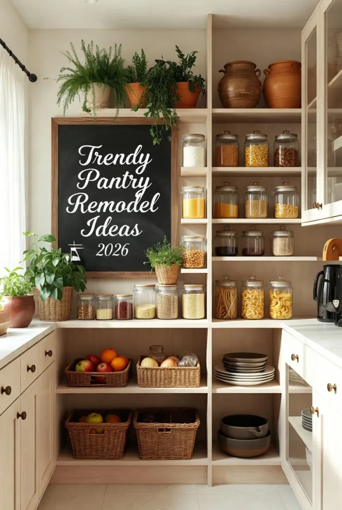 Trendy Pantry Remodel Ideas 2026 Smart Organization & Modern Looks