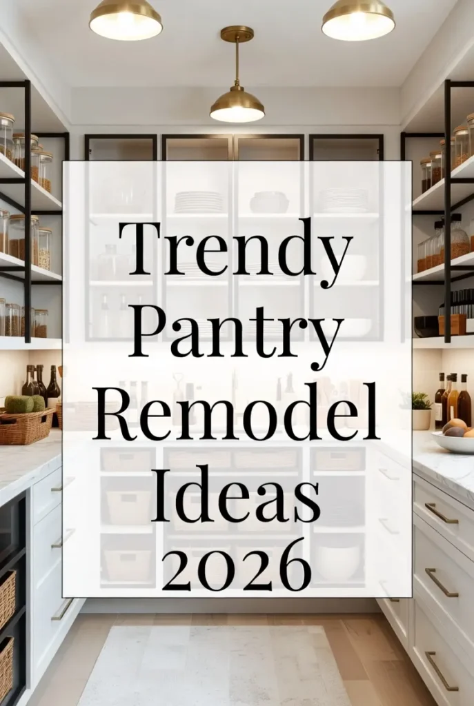 Trendy Pantry Remodel Ideas 2026 Smart Organization & Modern Looks