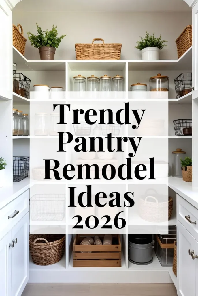 Trendy Pantry Remodel Ideas 2026 Smart Organization & Modern Looks