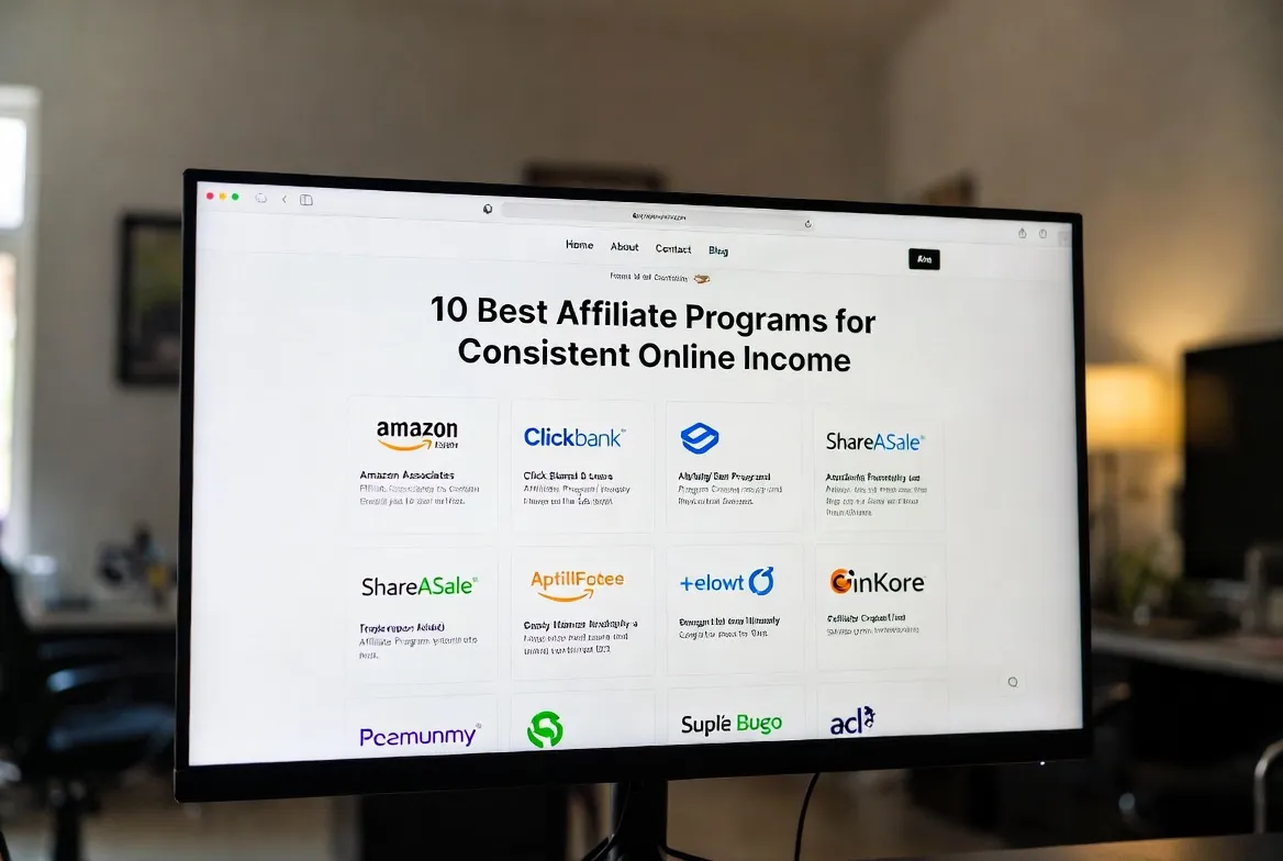 10 Best Affiliate Programs for Consistent Online Income